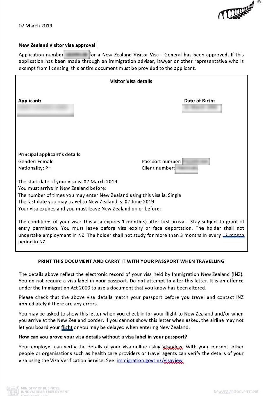 How I Got My New Zealand Visitor Visa Lakwatsa Ni Say