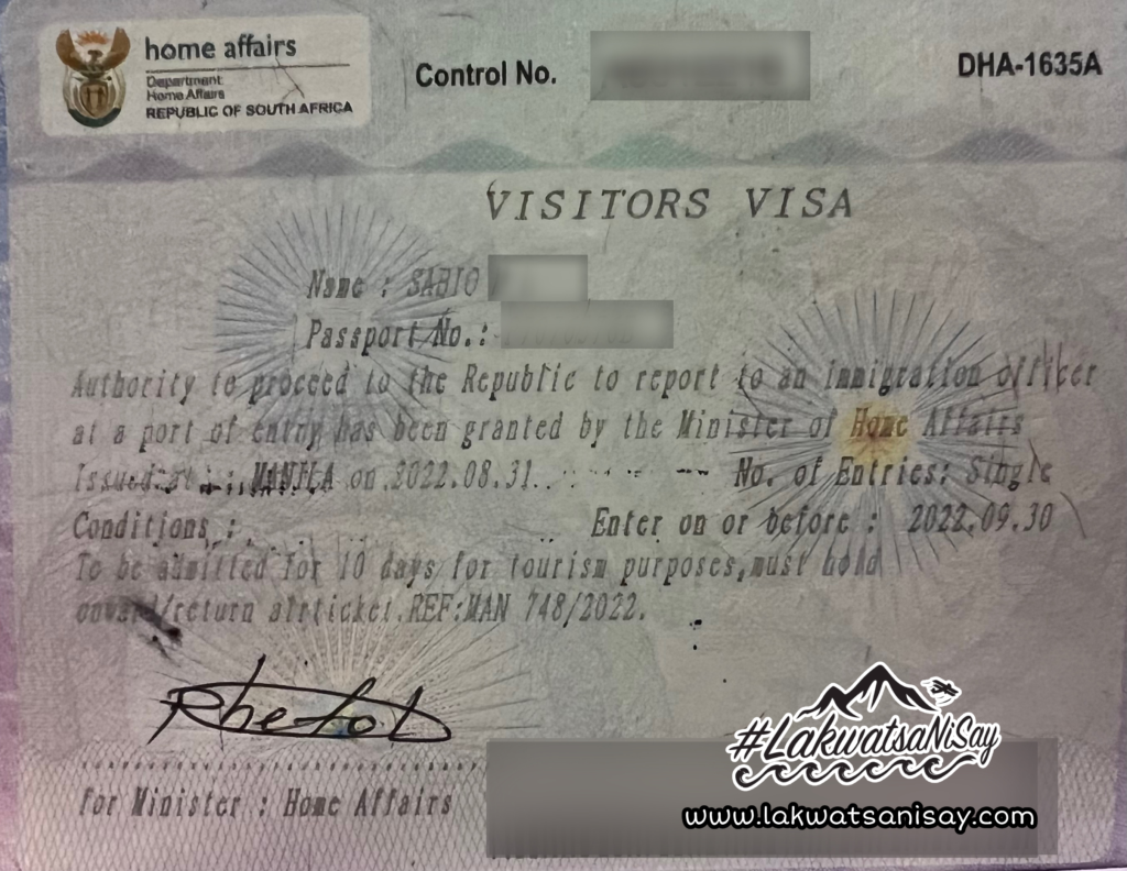 usa tourist visa south africa